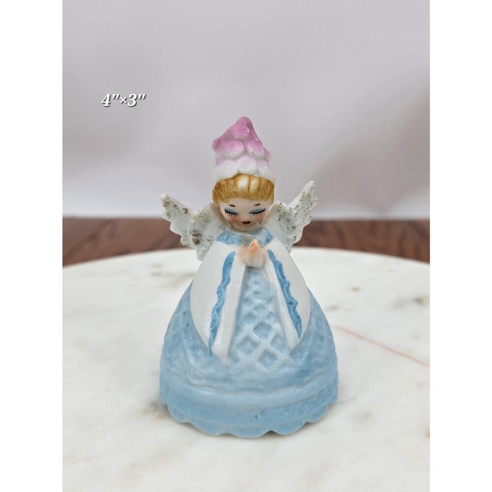 Vintage Lefton Blue‎ Angel Bell